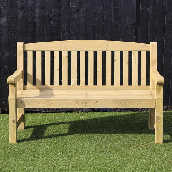 5ft wooden garden bench