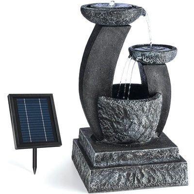 Solar water feature - bird bath